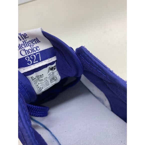 NEW W/O BOX Men New Balance 327 suede royal blue shoes sneakers MS327GA, 8.5 main image 4